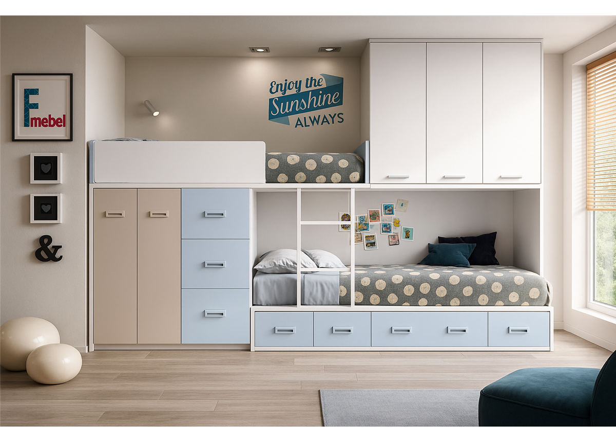 Двухъярусная кровать Берлингтон Fmebel