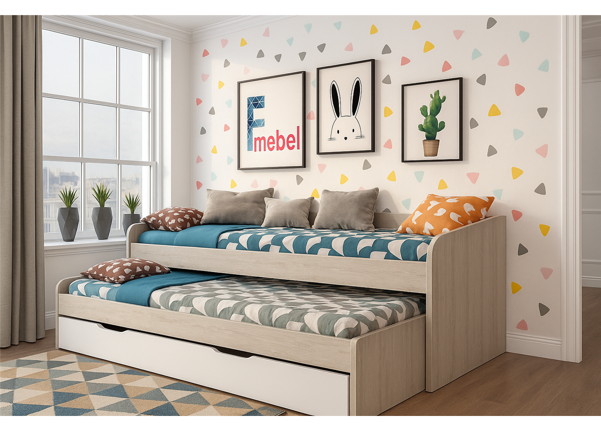 Кровать-диванчик с дополнительным спальным местом Корсика Fmebel 90x200