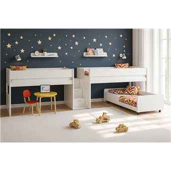 Кровать для троих детей Финикс Fmebel 80x190