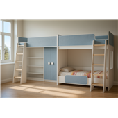 Кровать для троих детей Альбукерке Fmebel 80x190