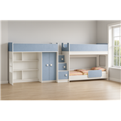 Кровать для троих детей Омаха Fmebel 80x190