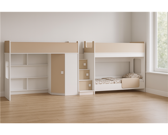 Кровать для троих детей Лексингтон Fmebel 80x190