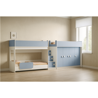 Кровать для троих детей Ноксвилл Fmebel 80x190