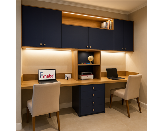 Рабочее место для двоих детей Антигуа, цена за 1 метр