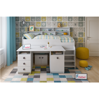 Кровать-чердак Атланта Fmebel 80х190