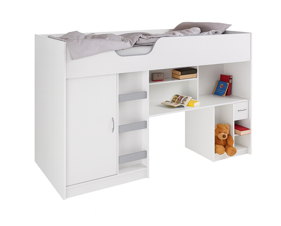 Распродажа Кровать-чердак со столом Роттердам Fmebel