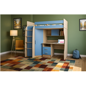 Кровать-чердак со столом Бангкок Fmebel 