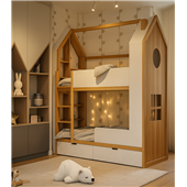 Двоярусне ліжко будиночок Тель-Авів Fmebel