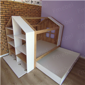 Кровать-домик Честерфилд Fmebel 