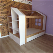 Кровать-домик Честерфилд Fmebel 