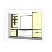 Рабочее место Хэмилтон, цена за 1 метр