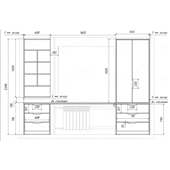 Рабочее место Хэмилтон, цена за 1 метр