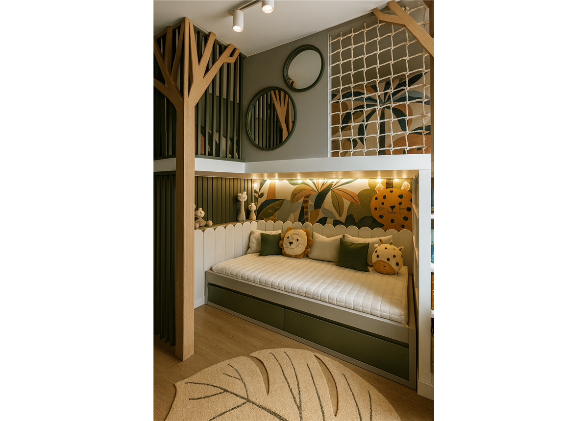 Двухъярусная кровать со спортивно игровой зоной Торонто Fmebel