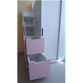 Кровать-чердак с гардеробом Тулон Fmebel