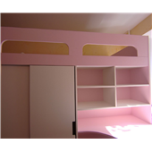 Кровать-чердак с гардеробом Тулон Fmebel
