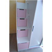 Кровать-чердак с гардеробом Тулон Fmebel