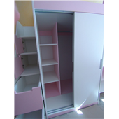 Кровать-чердак с гардеробом Тулон Fmebel