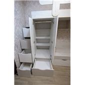 Двухъярусная кровать с дополнительным спальным местом Фарго Fmebel 80x190