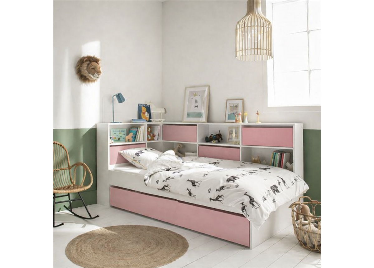 Распродажа Кровать с дополнительным спальным местом Глендейл Fmebel Роза