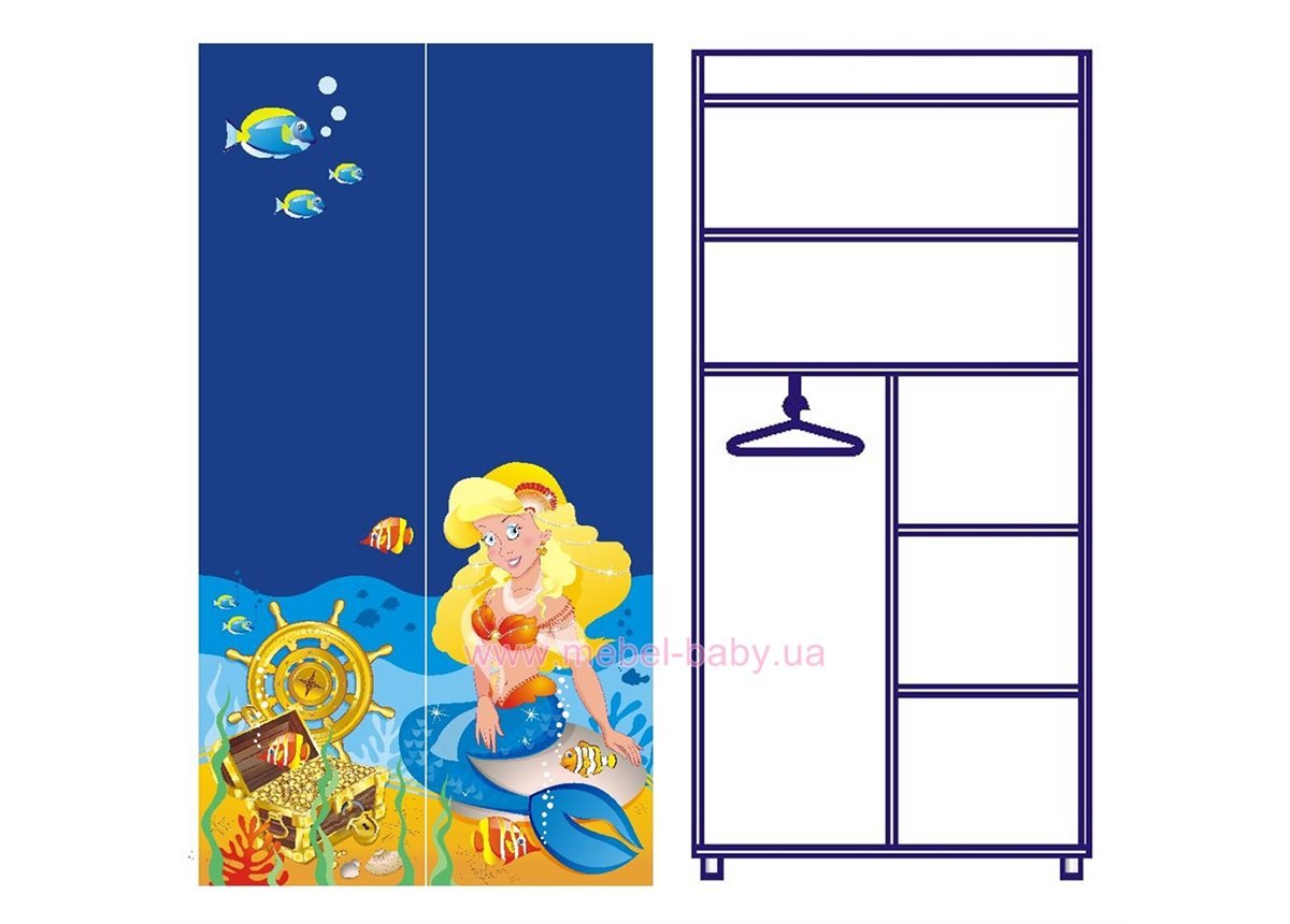 Двухдверный шкаф Od-02-5