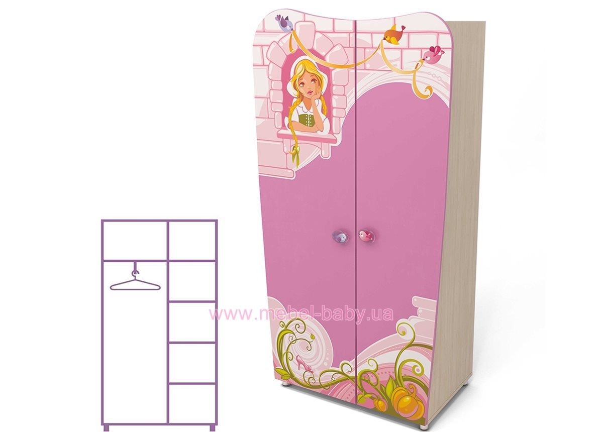 Двухдверный шкаф Cn-02-2