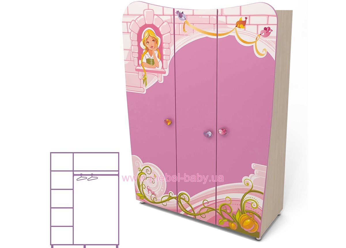 Трехдверный шкаф Cn-03