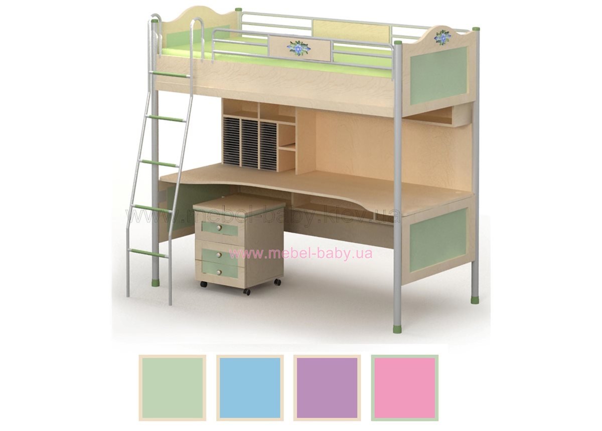 Кровать_стол Angel A-16-1 Бриз