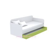 Выдвижной ящик для кровати-дивана большой кв-13-3 Акварели Зеленые