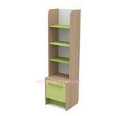 Книжный шкаф кв-05 Акварели Зеленые