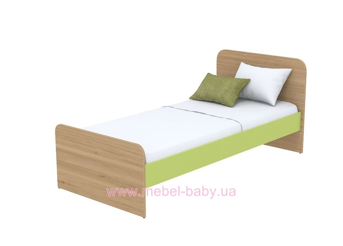 Кровать (матрас 1200*2000) кв-11-2 Акварели Зеленые