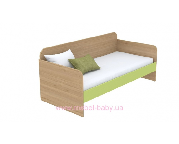 Кровать-диван (матрас 1200*2000 ) кв-11-4 Акварели Зеленые