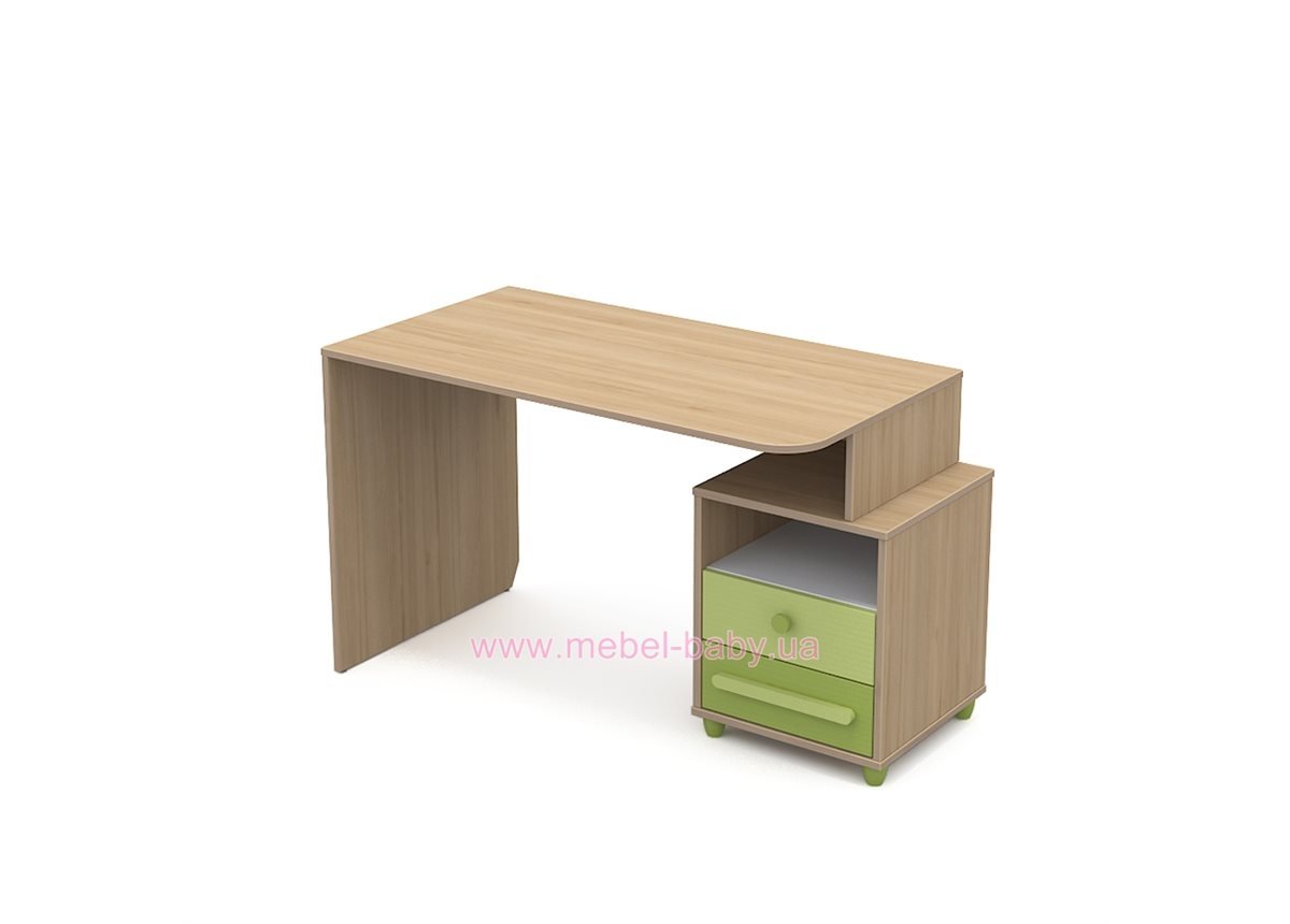 Письменный стол кв-08-1 Акварели Зеленые