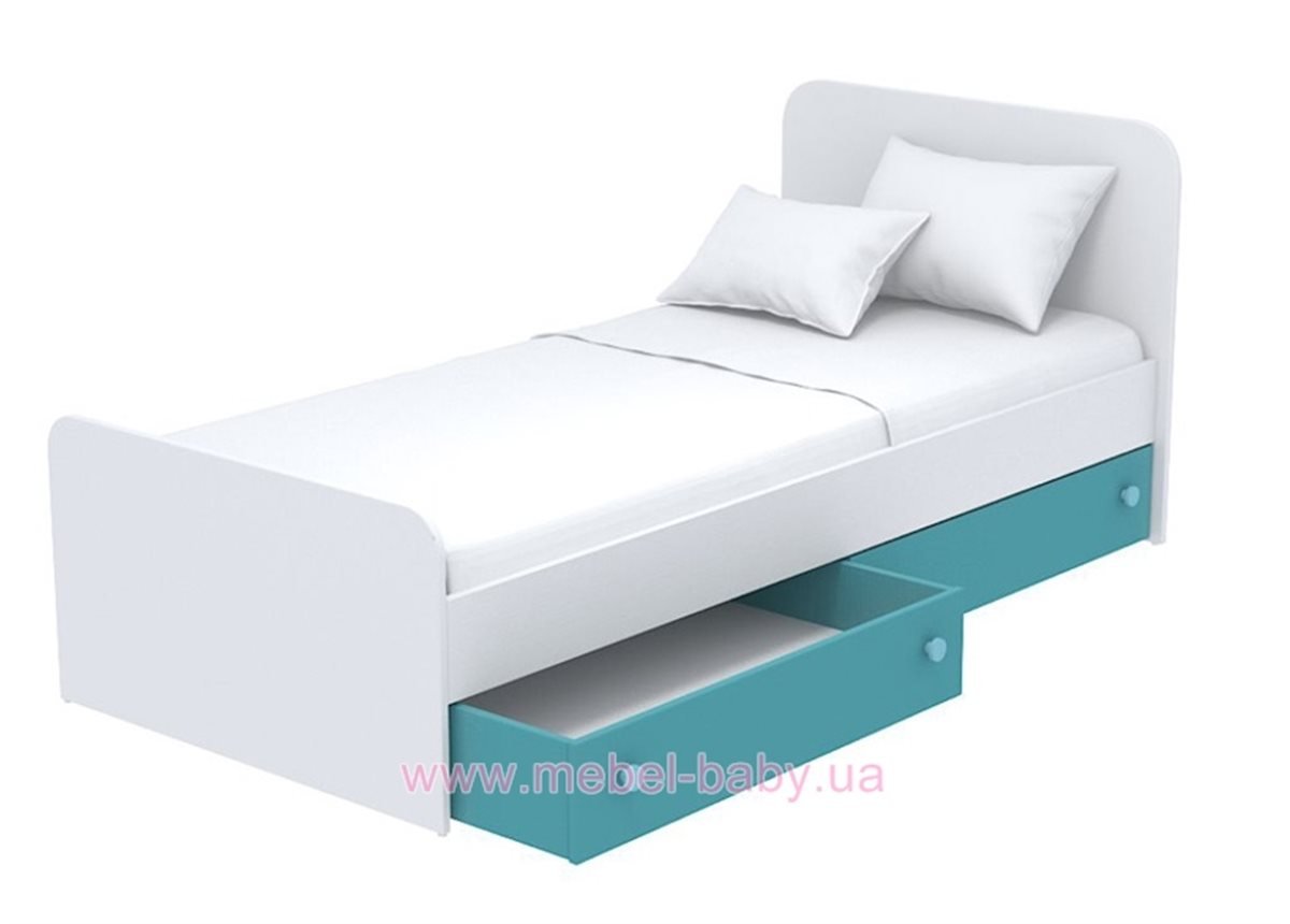 Выдвижной ящик маленький кв-15-1 Акварели Бирюзовые