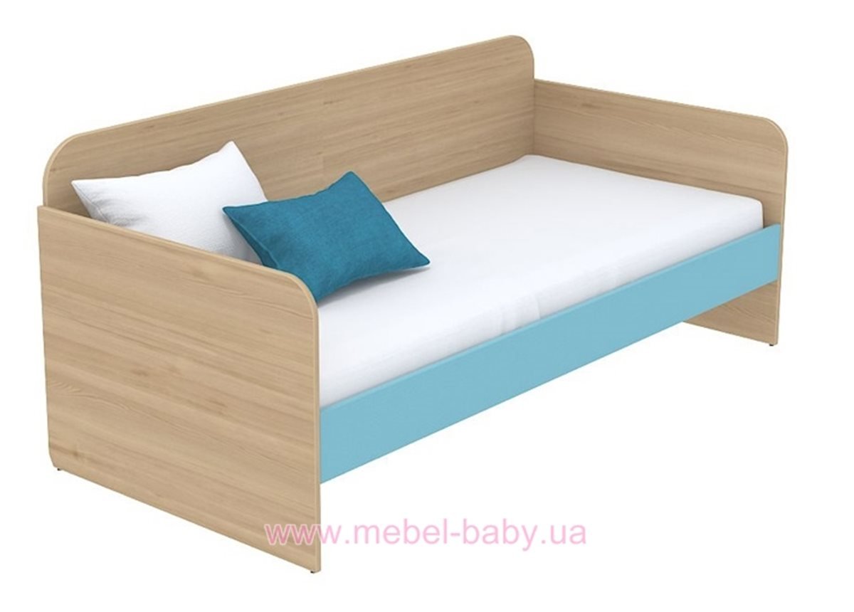 Кровать-диван (матрас 900*2000) кв-11-3 Акварели Бирюзовые