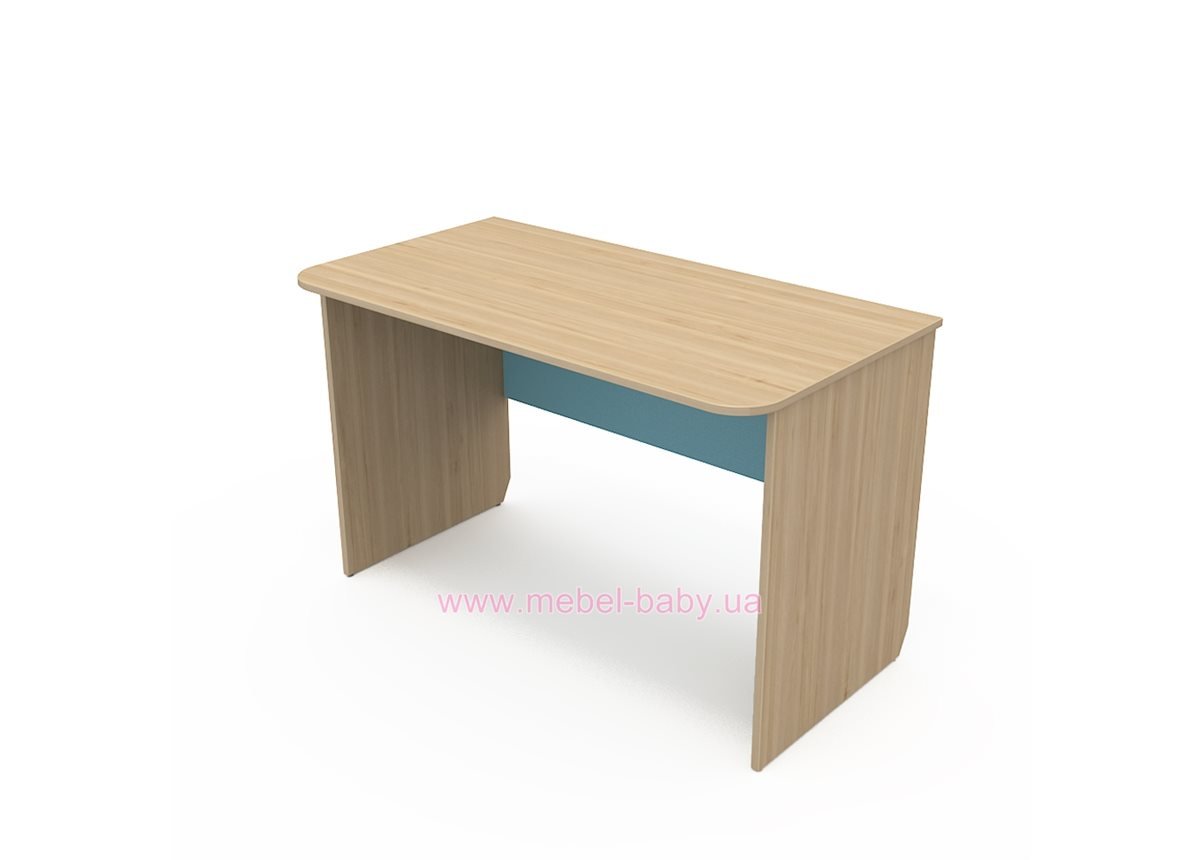 Письменный стол кв-08-3 Акварели Бирюзовые Письменный стол кв-08-3 Акварели Бирюзовые