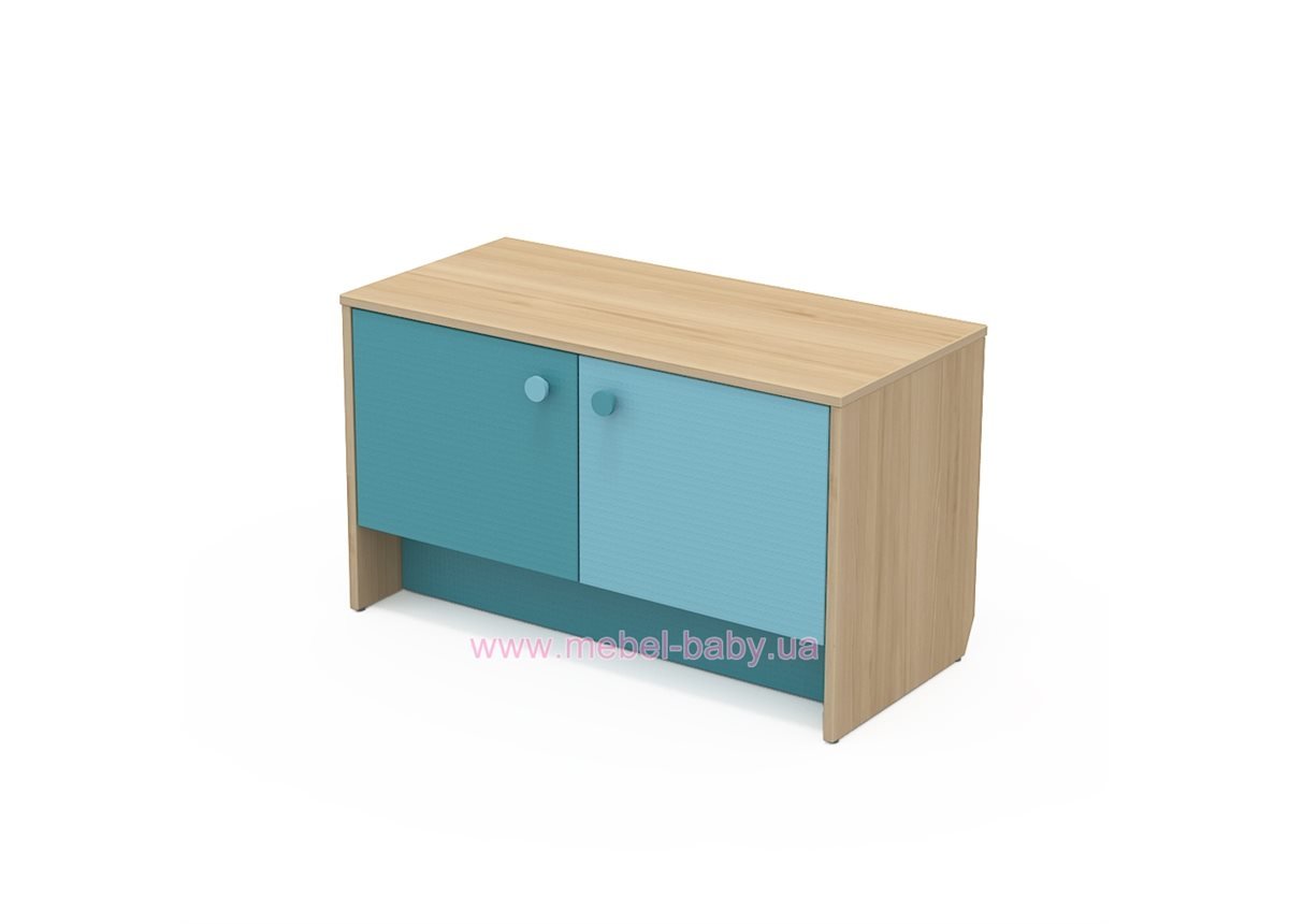 Тумба кв-18-1 Акварели Бирюзовые