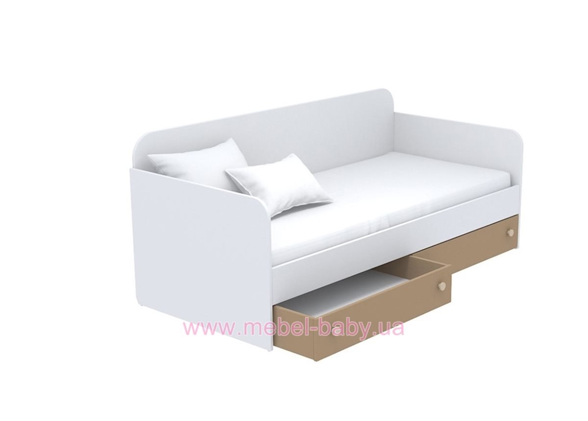 Выдвижной ящик для кровати-дивана маленький кв-15-4 Акварели Коричневые