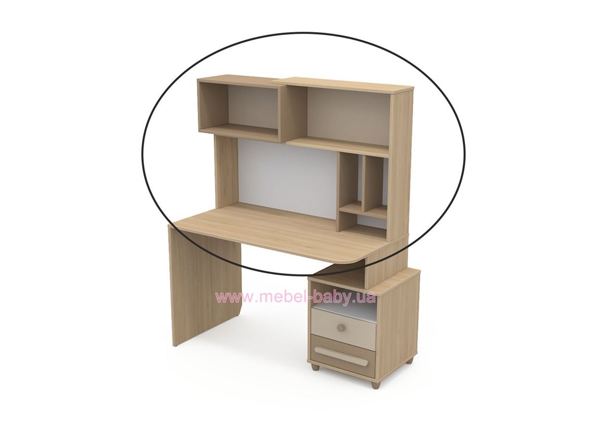 Надстройка к столу кв-09-1 Акварели Коричневые