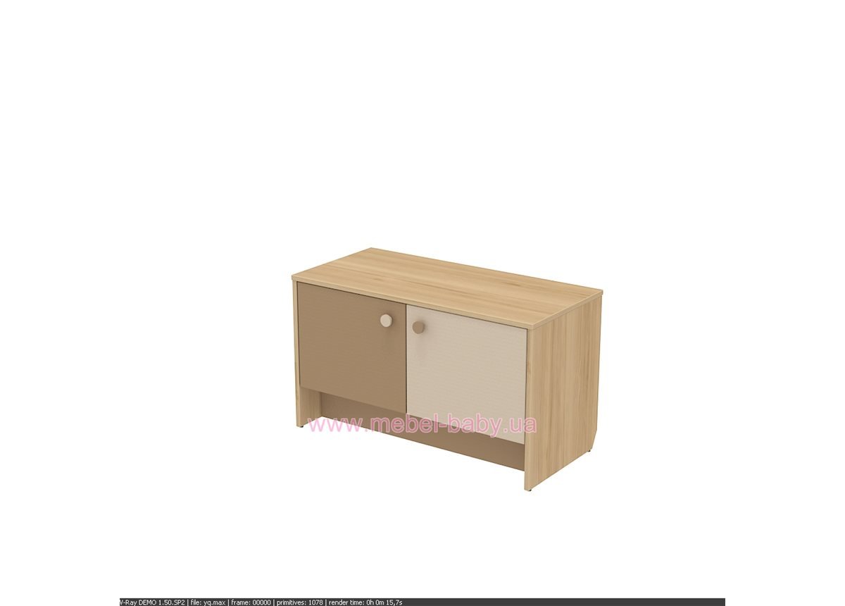 Тумба кв-18-1 Акварели Коричневые