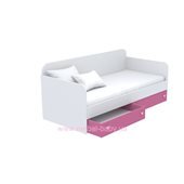 Выдвижной ящик для кровати-дивана маленький кв-15-3 Акварели Розовые