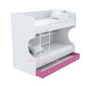 Выдвижной ящик для двухъярусной кровати большой кв-13-12 Акварели Розовые
