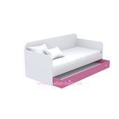 Выдвижной ящик для кровати-дивана большой кв-13-4 Акварели Розовые