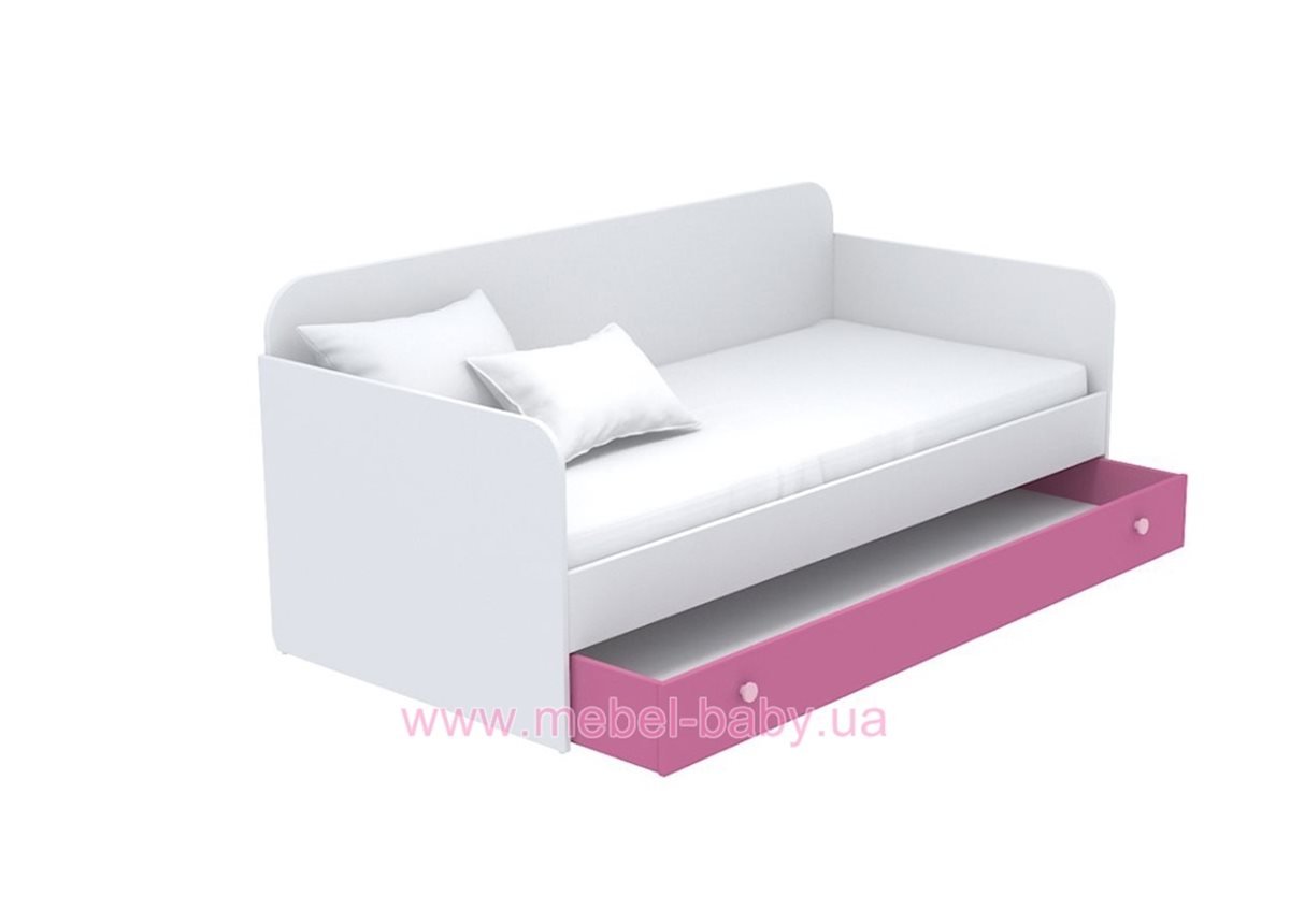 Выдвижной ящик для кровати-дивана большой кв-13-4 Акварели Розовые