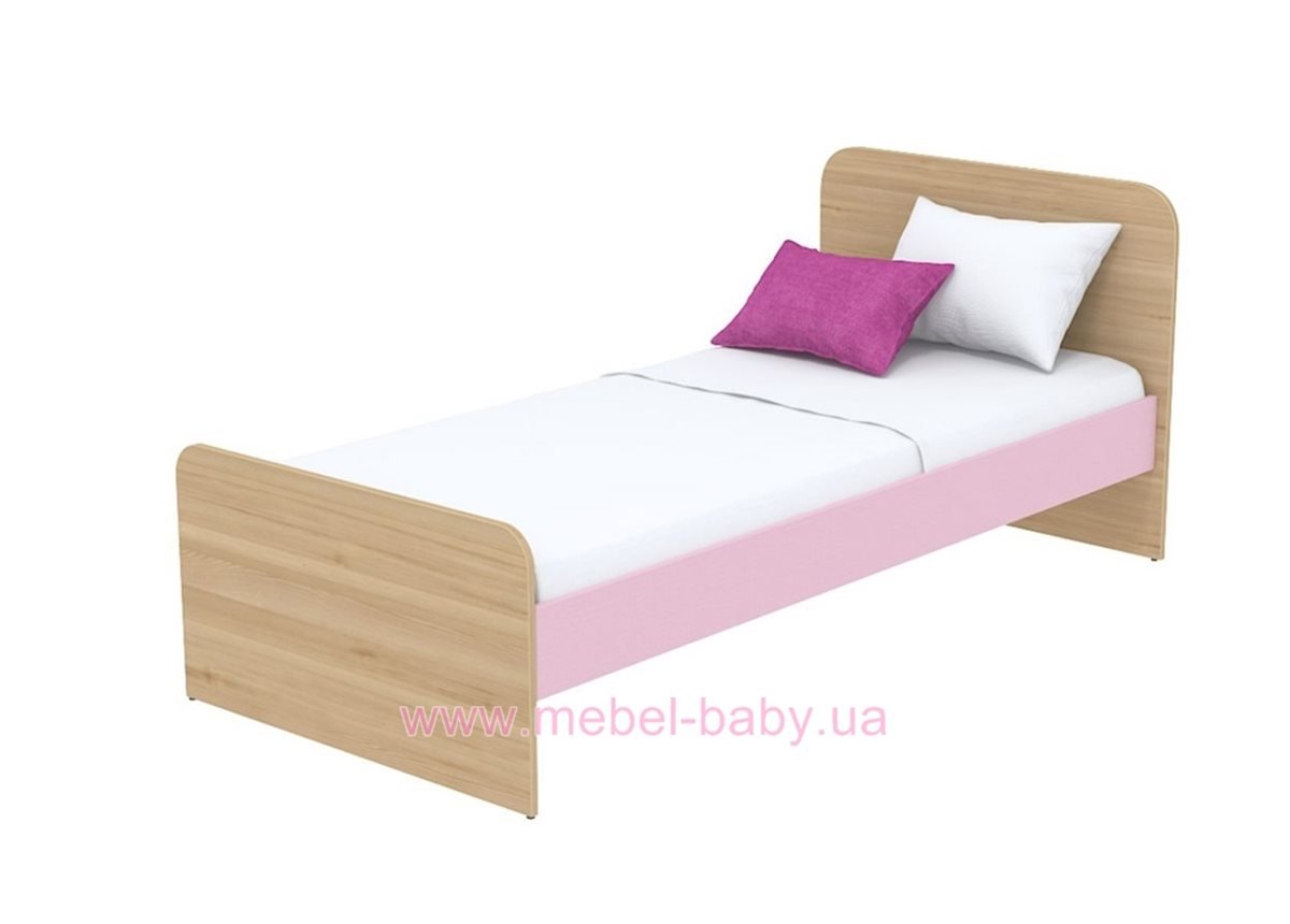 Кровать (матрас 1200*2000) кв-11-2 Акварели Розовые