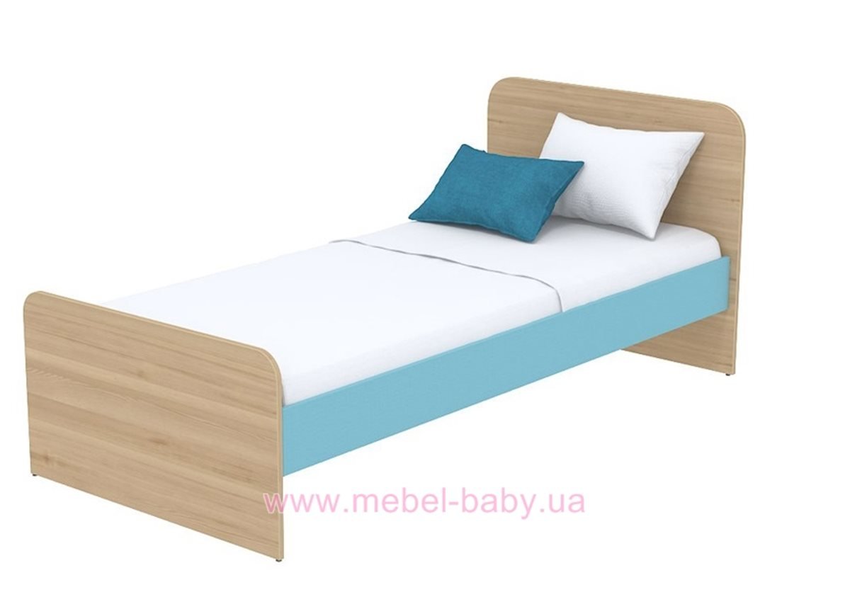 Кровать (матрас 900*1900) кв-11-10 бирюзовая Кровать (матрас 900*1900) кв-11-10 бирюзовая