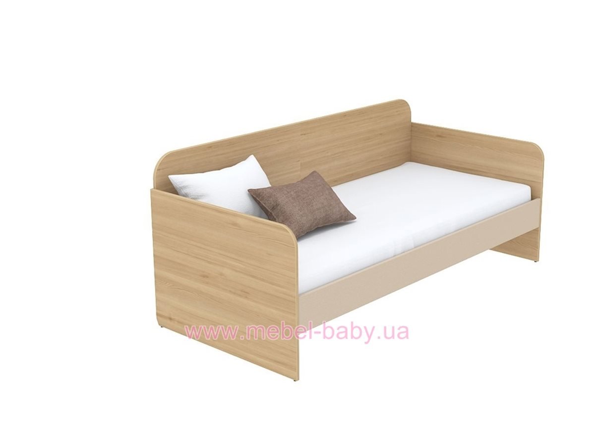 Кровать-диван (матрас 800*1600) кв-11-7 Акварели Коричневые