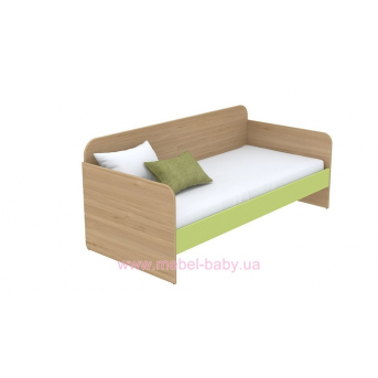 Кровать-диван (матрас 800*1600) кв-11-7 Акварели Зеленые