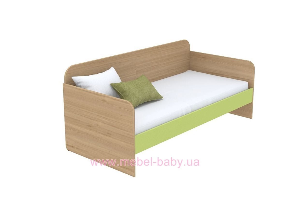 Кровать-диван (матрас 800*1600) кв-11-7 Акварели Зеленые