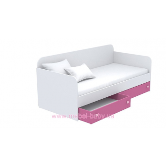 Выдвижной ящик для кровати-дивана маленький кв-15-6 Акварели Розовые