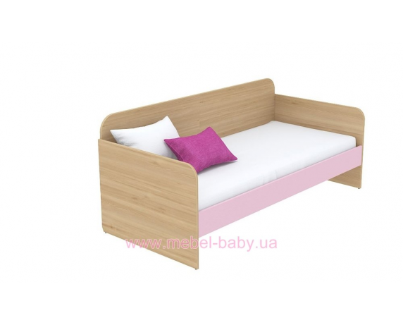 Кровать-диван (матрас 800*1600) кв-11-7 Акварели Розовые